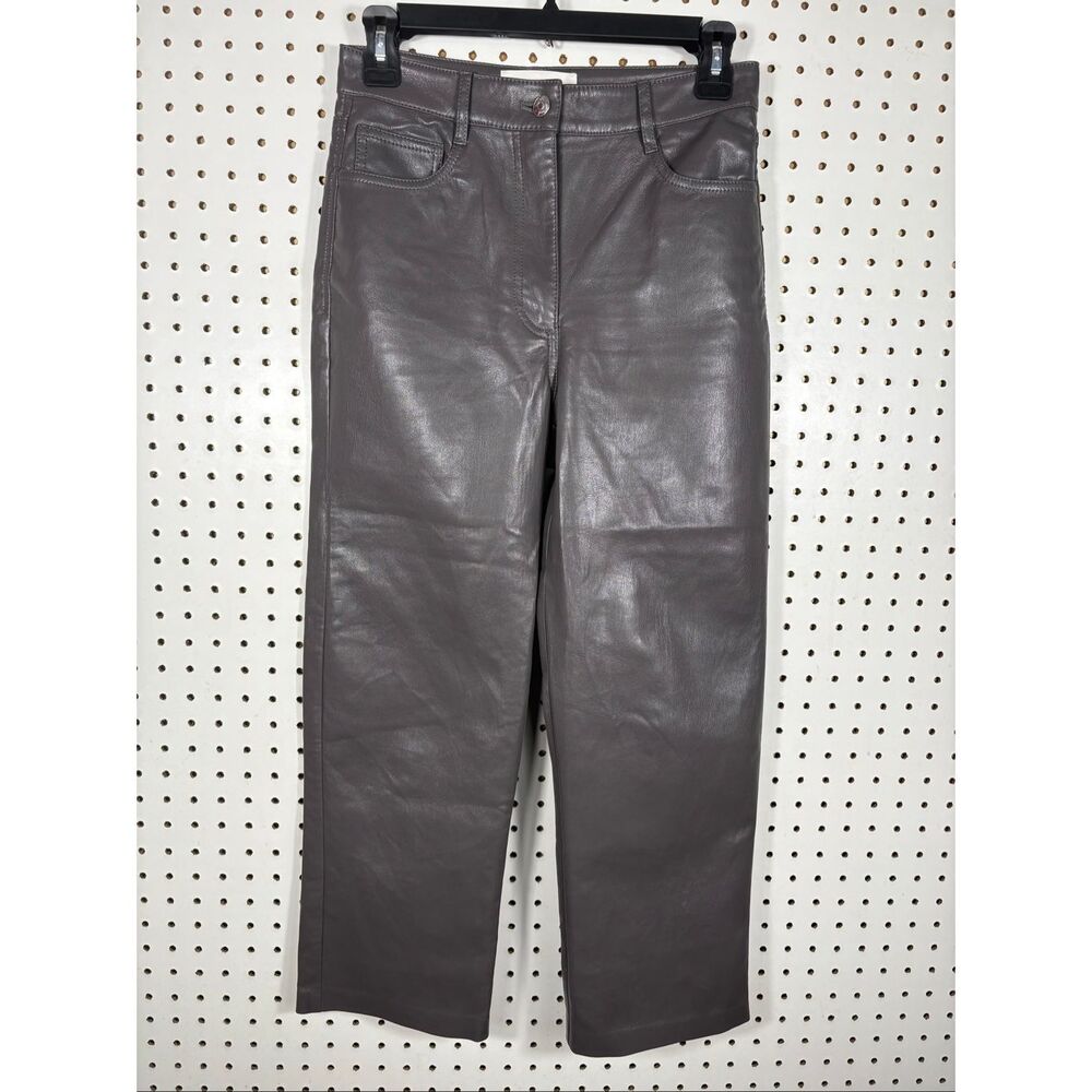 Wilfred Aritzia Melina faux leather pants size 4